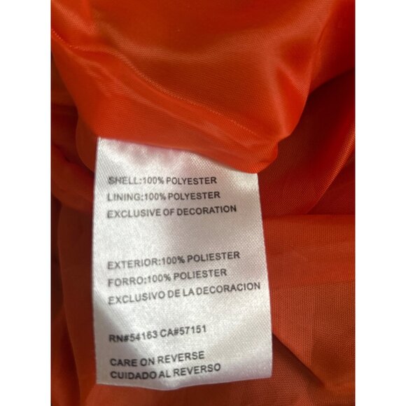 NFL Super Bowl XLIX Windbreaker Jacket Purple & Orange Quarter-Zip Pullover XXL - Picture 7 of 9